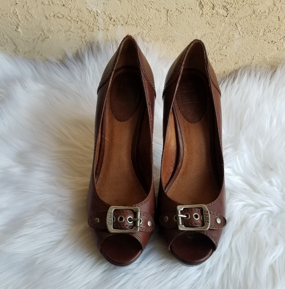 Frye leather Heels